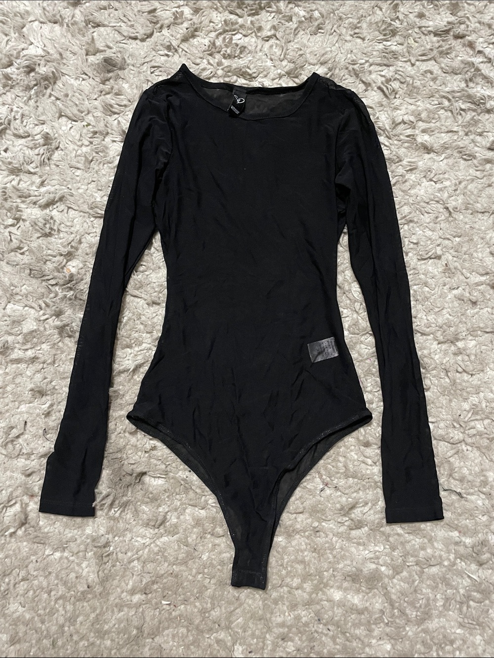 Windsor Black Long Sleeve Bodysuit - Women Intimates & Sleepwear